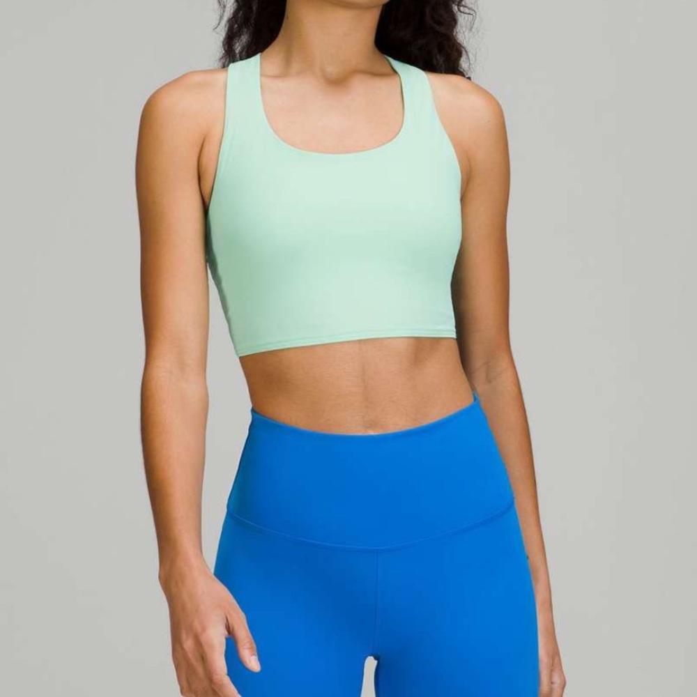 Lululemon Stash it Bra *Medium Support in Wild Mint - Picture 2 of 4